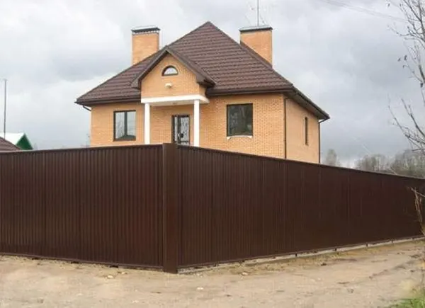 Забор из профнастила в Ярославле